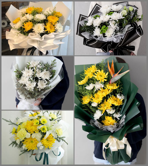 广东梅州市五华县转水镇枫林村白事花束代送